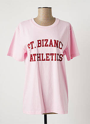T-shirt rose BIZANCE pour femme