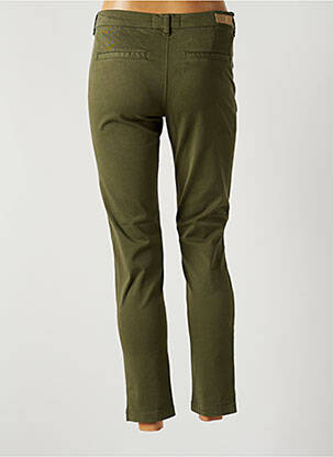Pantalon 7/8 stretch taille normale vert FIVE femme
