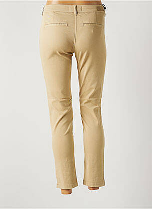 Pantalon 7/8 stretch taille normale beige FIVE femme