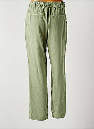 Pantalon chino tissage popeline taille normale vert FIVE femme
