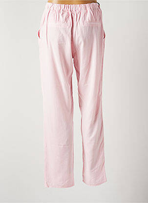 Pantalon chino tissage popeline taille normale rose FIVE femme