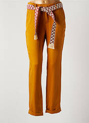 Pantalon chino orange LA PETITE ETOILE pour femme seconde vue