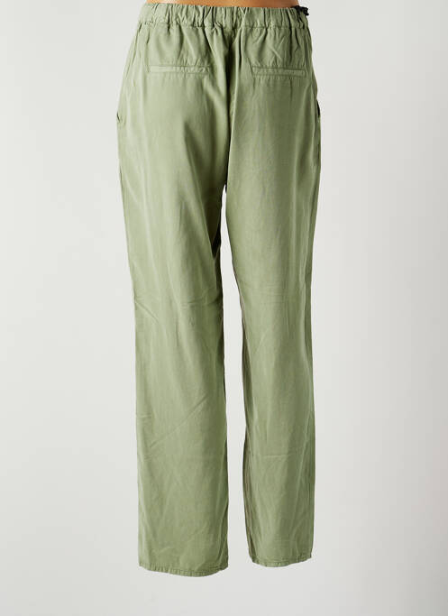 Pantalon chino tissage popeline taille normale vert FIVE femme