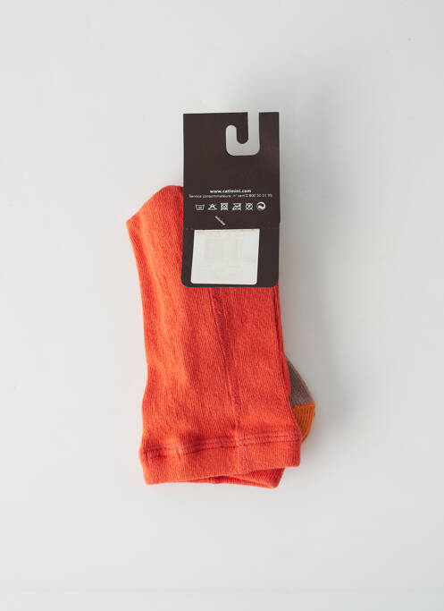 Collants orange CATIMINI pour fille