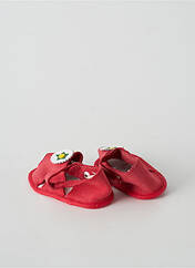 Sandales/Nu pieds rouge BABYMINI PAR CATIMINI pour fille seconde vue