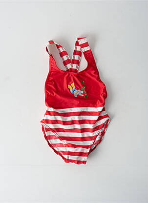 Maillot de bain 1 pièce rouge BABAR pour fille