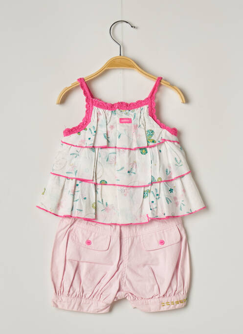 Ensemble short rose CATIMINI pour fille