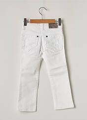 Jeans coupe droite blanc JEAN BOURGET pour enfant seconde vue