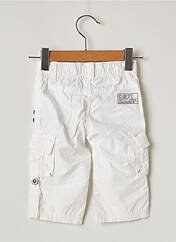 Pantalon cargo blanc CONFETTI pour enfant seconde vue