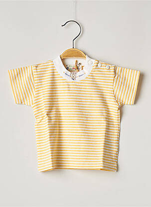 T-shirt jaune FLORIANE pour enfant