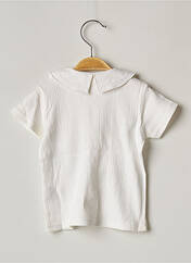 T-shirt blanc LES BEBES DE FLORIANE pour fille seconde vue