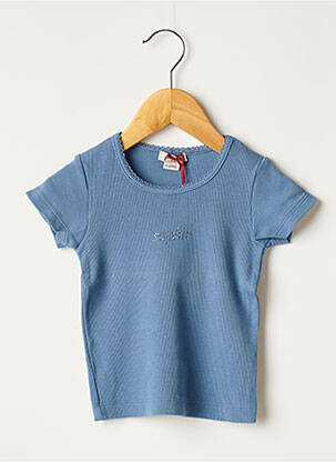 T-shirt bleu FLORIANE pour fille
