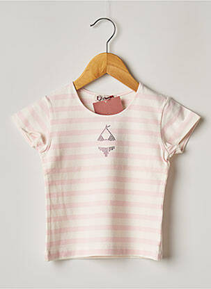 T-shirt rose FLORIANE pour fille