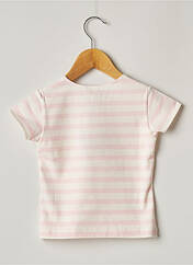 T-shirt rose FLORIANE pour fille seconde vue