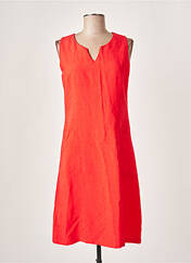 Robe mi-longue rouge PAUL BRIAL pour femme seconde vue