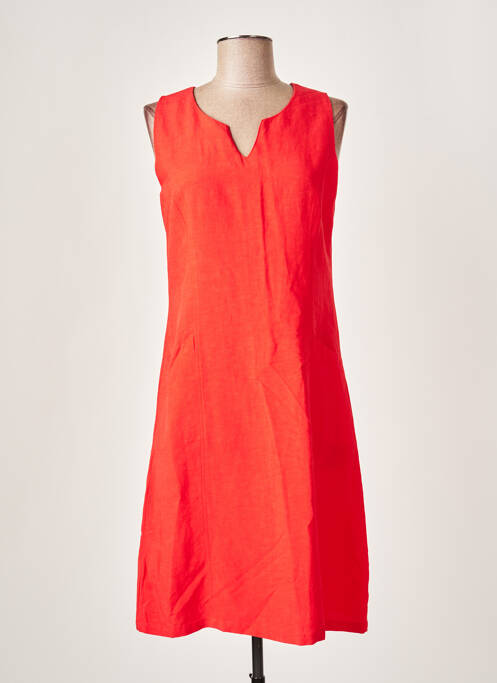 Robe mi-longue rouge PAUL BRIAL pour femme