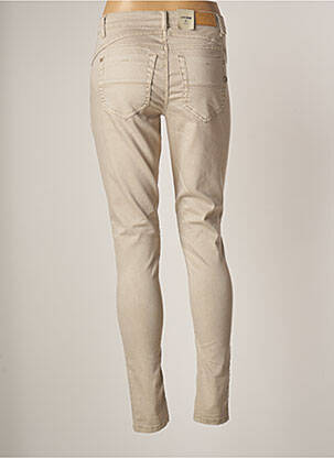 Pantalon slim stretch taille normale beige CREAM femme
