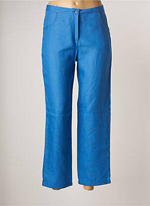 Pantalon 7/8 bleu PAUL BRIAL pour femme