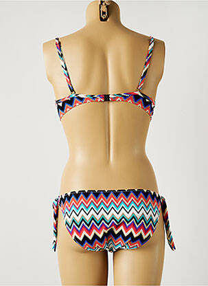 Maillot de bain 2 pièces avec armature haut soutien-gorge push-up bleu ROSA FAIA femme