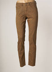 Pantalon slim marron CREAM pour femme seconde vue