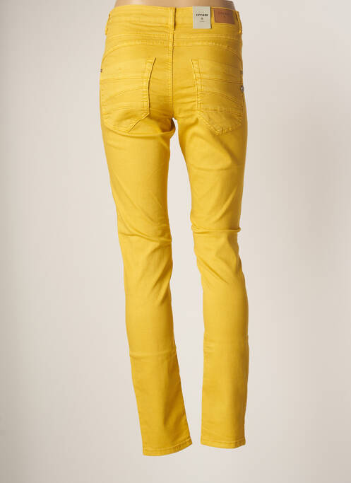Pantalon slim jaune CREAM pour femme