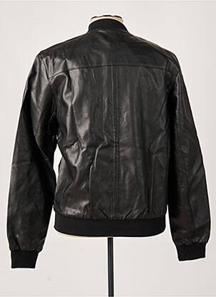 Veste simili cuir effet matière satinée noir LTB homme