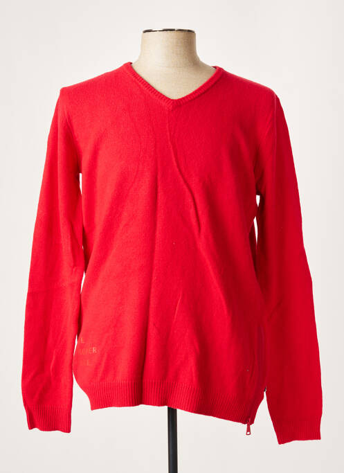 Pull rouge LTB pour homme
