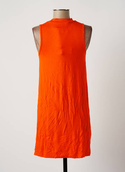Robe courte orange LTB pour femme