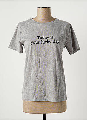 T-shirt gris LTB pour femme