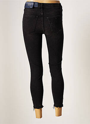 Pantacourt stretch taille normale noir LTB femme