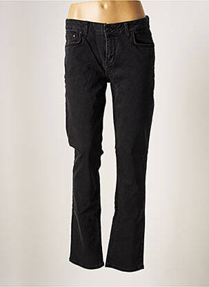 Jeans coupe droite stretch taille normale noir LTB femme