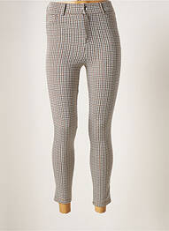 Pantalon 7/8 stretch taille normale beige LTB femme