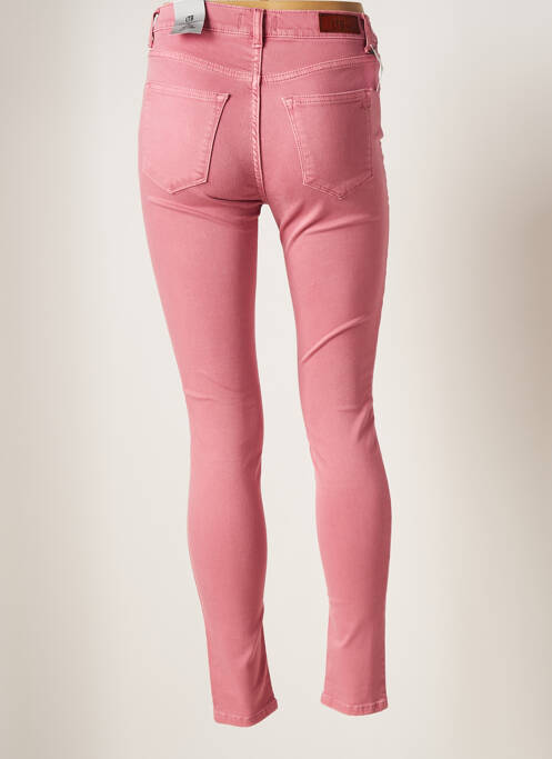Jeans coupe slim slim taille normale rose LTB femme