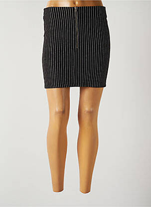 Jupe courte taille normale noir LTB femme
