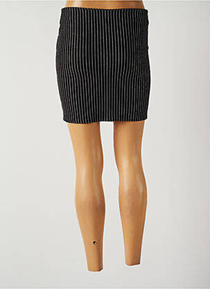 Jupe courte taille normale noir LTB femme