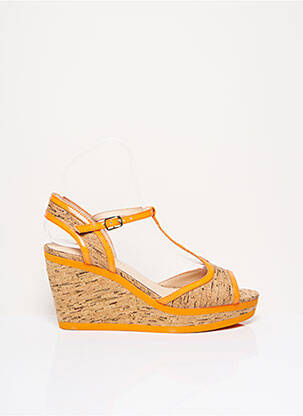 Sandales/Nu pieds orange MELLOW YELLOW pour femme