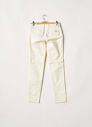 Pantalon chino tissage popeline taille normale beige LTB femme
