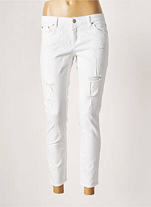 Pantalon 7/8 blanc LTB pour femme