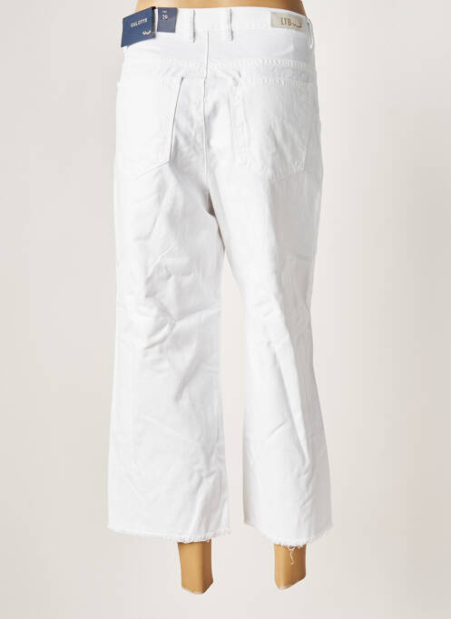 Pantacourt blanc LTB femme