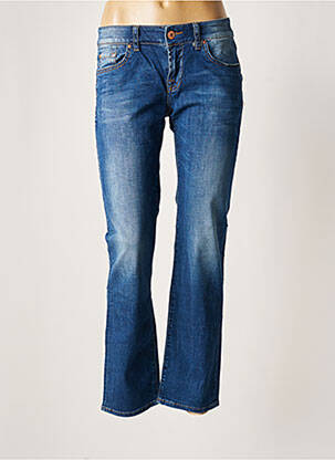 Jeans coupe droite stretch taille basse bleu LTB femme