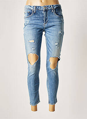 Jeans boyfriend stretch taille normale bleu LTB femme