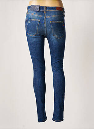 Jeans coupe slim broderie rivets taille normale bleu LTB femme