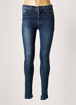 Jeans coupe slim broderie rivets taille normale bleu LTB femme