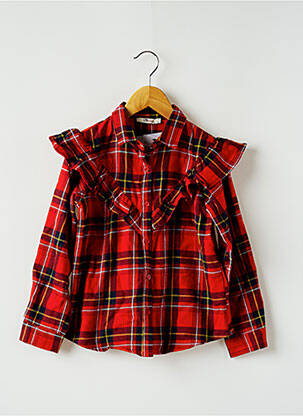 Chemisier rouge LTB pour fille