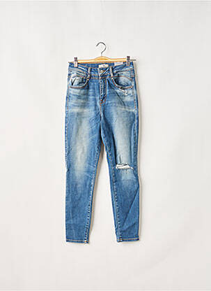 Jeans coupe slim broderie rivets taille normale bleu LTB femme