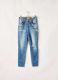 Jeans coupe slim broderie rivets taille normale bleu LTB femme