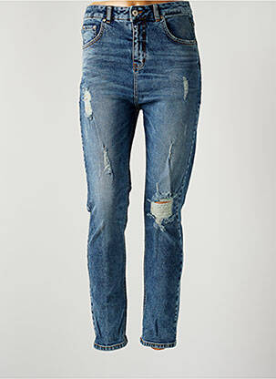 Jeans coupe slim broderie rivets taille normale bleu LTB femme