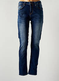 Jeans coupe slim broderie rivets taille normale bleu LTB femme