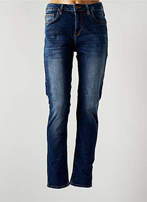 Jeans coupe slim broderie rivets taille normale bleu LTB femme