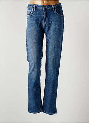 Jeans coupe droite broderie rivets taille normale bleu LTB femme